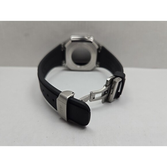 Daniel Wellington Switch Smartwatch Case for Apple 40mm Silver Black Rubber - Picture 10 of 13